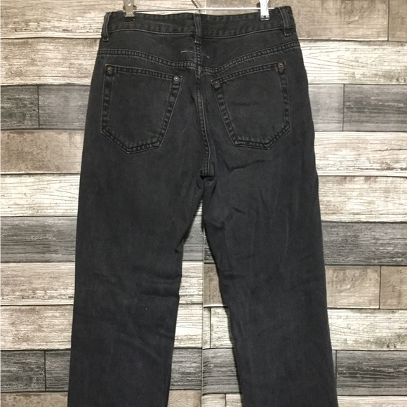 Maison Margiela MM6 Straight Button Fly Jeans Women’s 42 Gray Raw Hem Romania - Picture 7 of 15